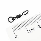 Вертлюг з кільцем "Spiner Swivel" для коропового оснащення "Ronnie Rig" Carp Fishing, фото 7