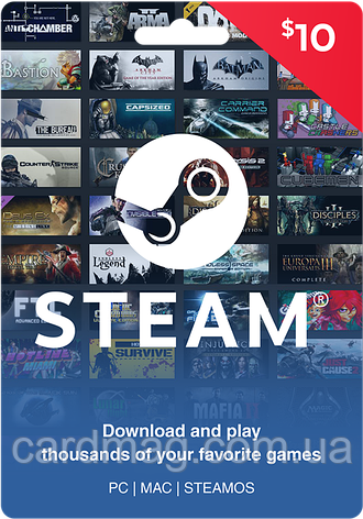 STEAM WALLET 80 HKD ($10 USD) Регіон Україна, фото 3