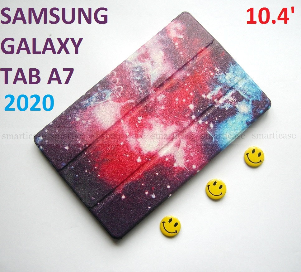 Кольоровий чохол Галактика для Samsung Galaxy Tab A7 10.4 2020 (T500 T505) Ivanaks Tri Fold Galaxy