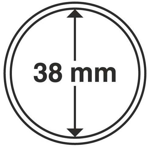 Капсула діаметром 38,6 мм для монети НБУ 10 гривень зі срібла