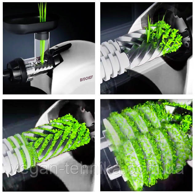 Двошнекова соковижималка холодного віджиму BioChef Gemini Twin Gear Cold Press Juicer Двошнекова соковижималка холодного віджиму BioChef Gemini Twin Gear Cold Press Juicer