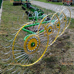 Граблі "Сонечко" на 4 колеса Agromeh