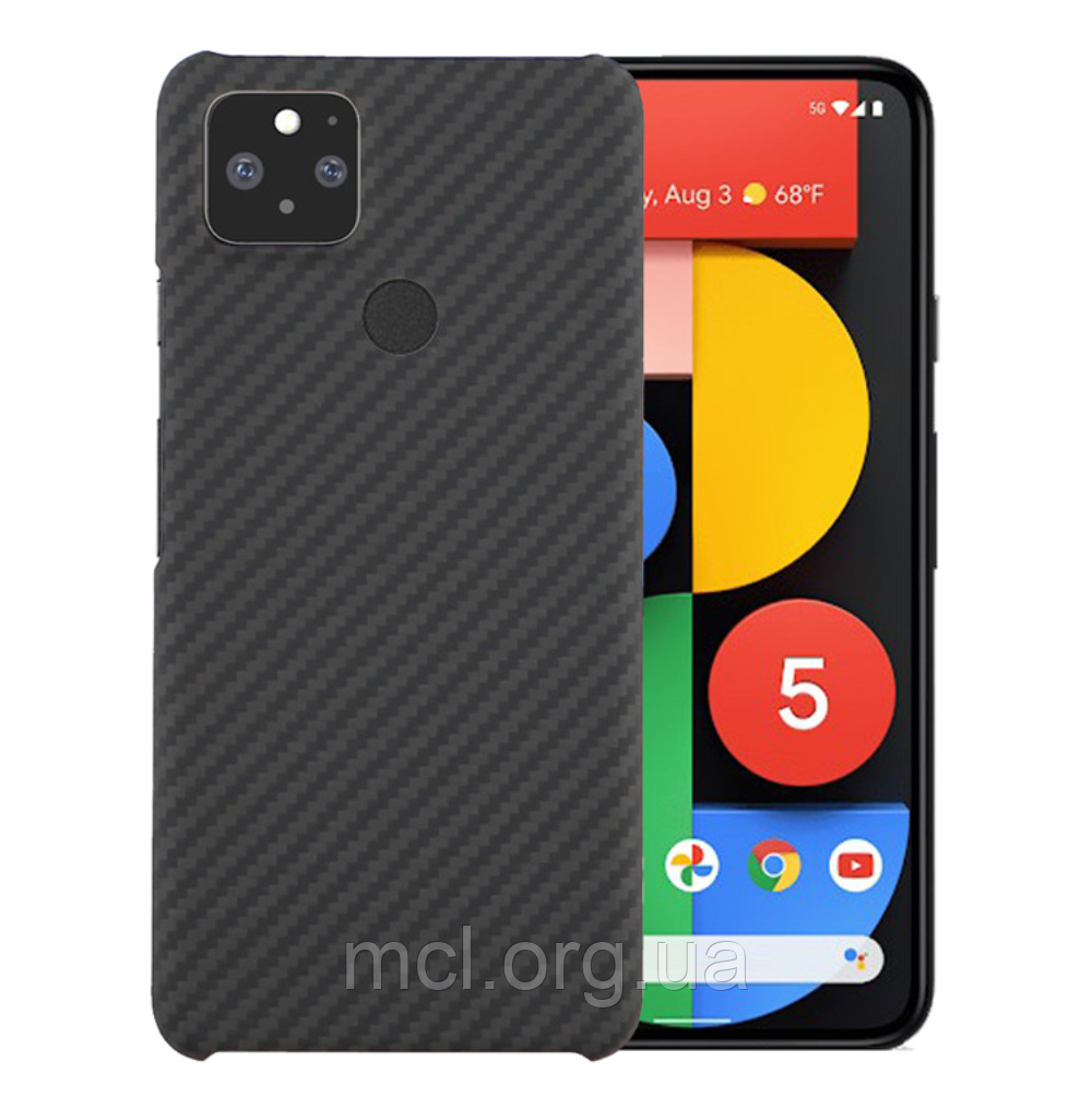 Карбоновий чохол для Google Pixel 5 Karbon case