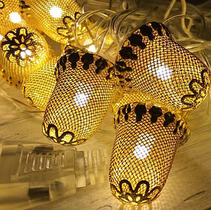 Гірлянда IP20 Китай string на ялинку "Жовка" 20 led Теплий 80869