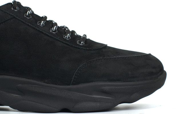 Кросівки шкіряні на хутрі теплі м'які нубук чоловіче взуття великих розмірів Rosso Avangard Winter Ada NUB BS