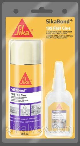 Клей SikaBond-109 fast glue клей + активатор