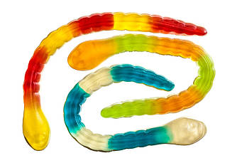 Жувальні цукерки Жахливі Змії PARK LANE 1кг, (8упак/ящ)