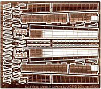 Фототравление (закрылки) для сборной модели самолета Су-2 (ICM) в масштабе 1/72. ACE PE7220