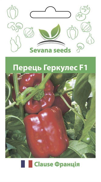 Насіння перцю Геркулес F1 10 шт. Clause, фото 1
