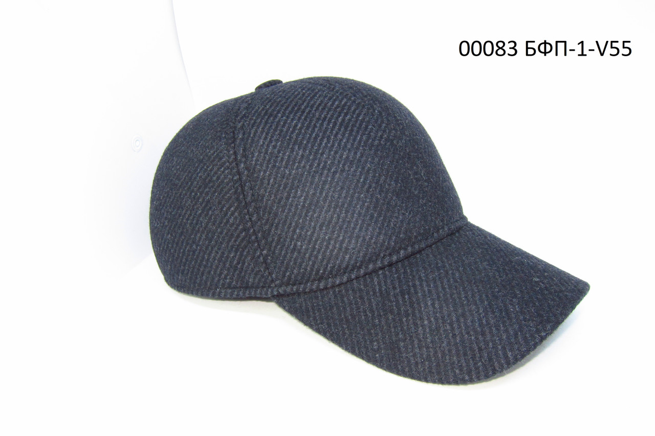 Бейсболка осінь-зима на флісі з вухами сіра DaVaNi 00083, фото 1