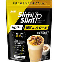 Asahi Slim Up Коктейль для похудения с лактобактериями + коричневый сахар, латте с Кина 315 г