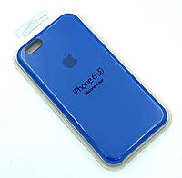 Силиконовый чехол с микрофиброй внутри iPhone 6/6S Silicon Case #38 Tahoe Blue