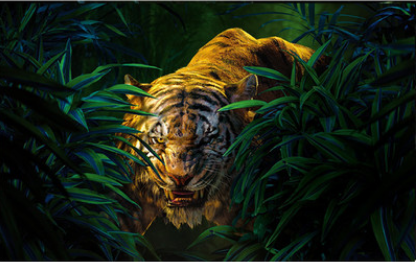 Символ 2022г Тигр. Автонаклейка на скло, фото 1