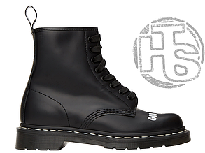 Зимові жіночі черевики Dr. Martens 1460 Sex Pistols Black Rolled Smooth (з хутром) 25927001