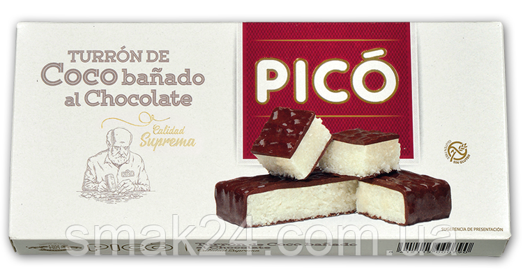 Туррон кокосовий без глютенаТиггоп de Coco Pico. Іспанія 200г