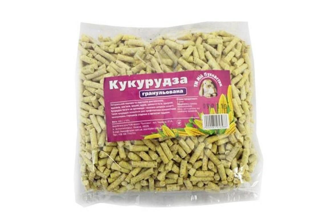 Ласощі Кукурудза гранульована Мій Пухнастик для гризунів 450г