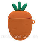 Чохол футляр для навушників Airpods Case Emoji Series Морквина, фото 9