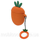 Чохол футляр для навушників Airpods Case Emoji Series Морквина, фото 7