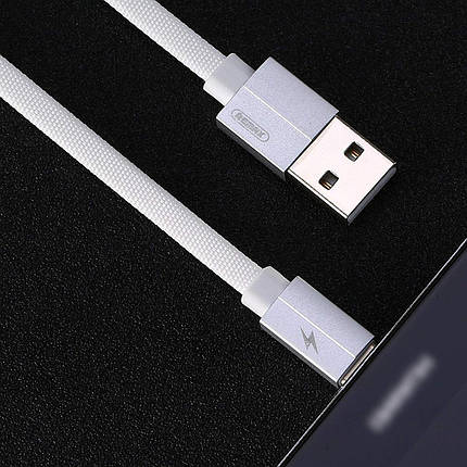 Кабель для телефона USB Type C Remax Kerolla RC-094a, белый, 2 метра, провод шнур зарядка тайп си Белый, фото 2