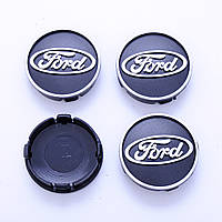 Колпачки в диски Ford, Заглушки для дисков Форд 60/55мм (4шт)
