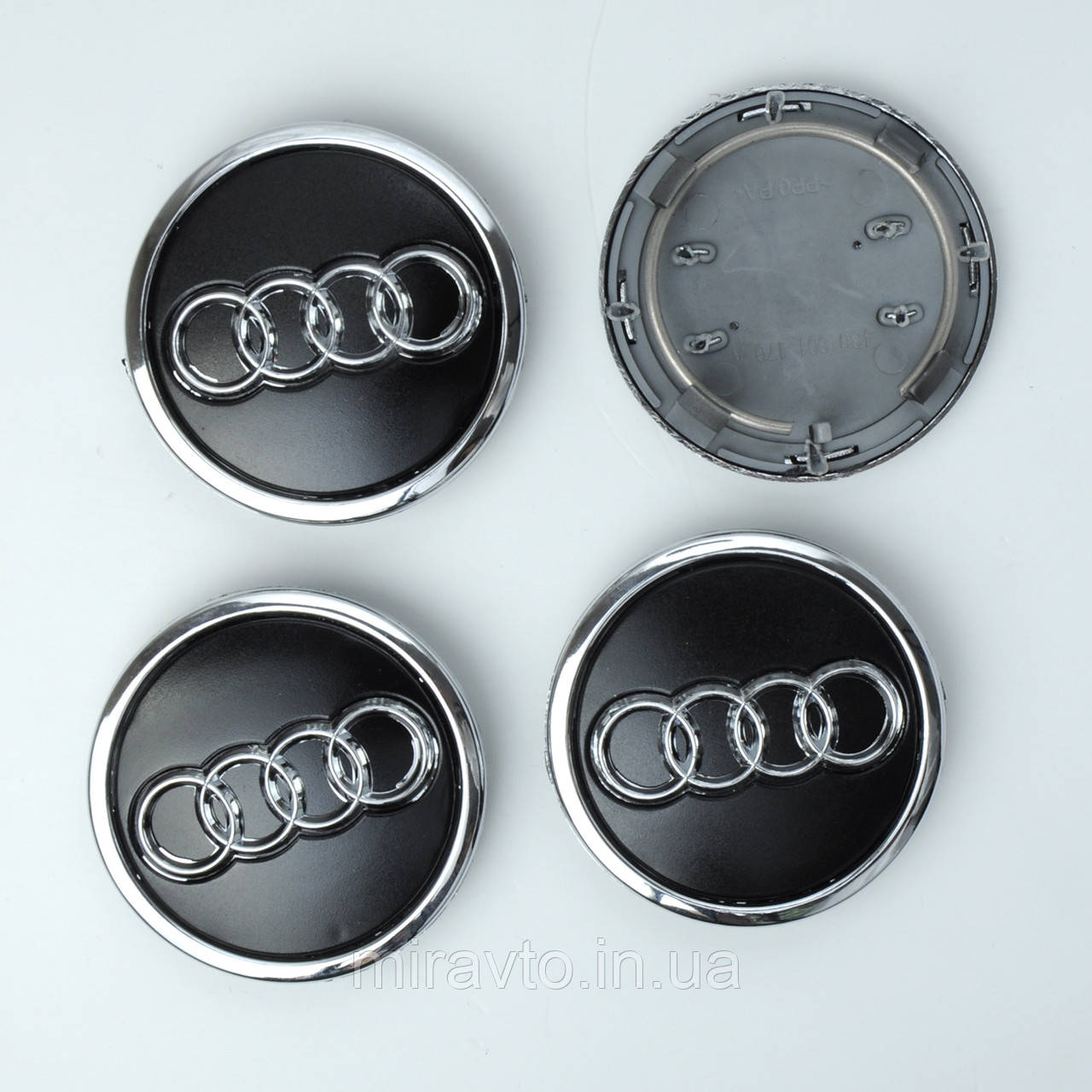 Ковпачки в диски AUDI, Заглушки для дисків Ауді 69/57мм