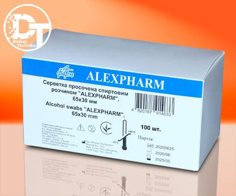 Спіртові серветки Алексфарм (Alexpharm) - 100 шт.
