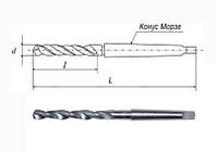 Сверло спиральные с коническим хвостовиком ф 7.2 мм Р6М5.Средняя серия. ГОСТ 10903-77