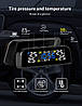Система контролю тиску в шинах TPMS N02 + вбудовувані внутрішні датчики коліс, фото 7