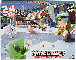 Ігровий набір Майнкрафт адвент-календар Minecraft 2020 Advent Calendar