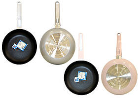 Сковорода алюмінієва 20см антипригарна, підходить для газових плит