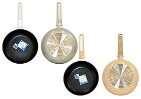 Сковорода алюмінієва 28см антипригарна, підходить для газових плит