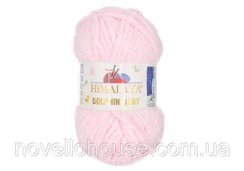 Himalaya DOLPHIN BABY (Гімалаї Долфін Бейбі) № 80303 ніжно-рожевий (Пряжа велюр(плюшева), нитки для в'язання)