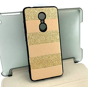 Чохол для Xiaomi Redmi 5 накладка на задню панель бампер протиударний Hoco Stripes TPU чорний, фото 1