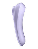 Satisfyer Dual Pleasure - подвійне задоволення вакуумний стимулятор + точка G Фіолетовий