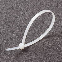 Стяжка кабельна 3-100 (2,5х100 мм) білі, хомут нейлоновий, стяжки пластикові