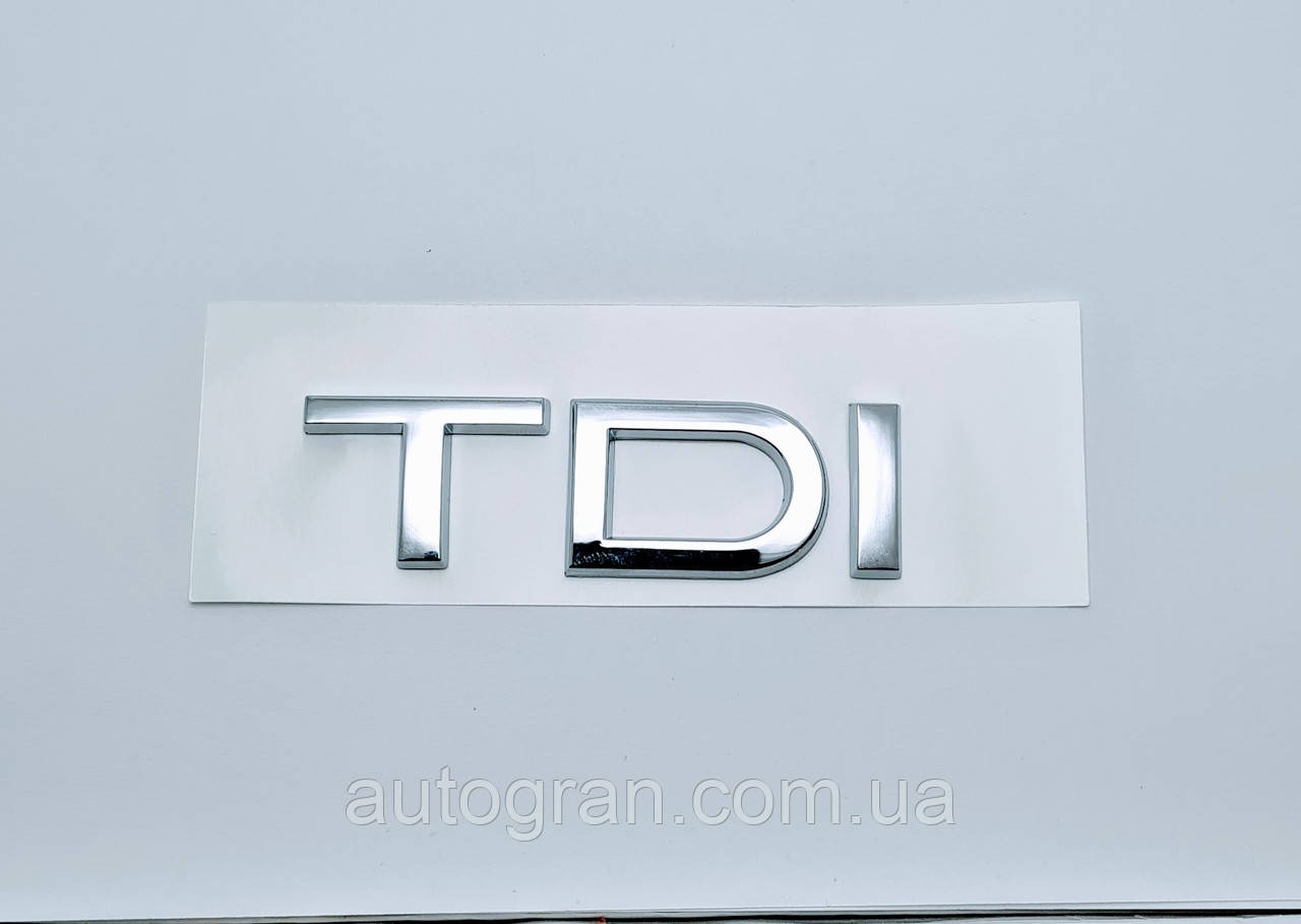 Емблема напис багажника Audi TDI