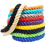 Канат бавовняний кольоровий D — від 8-50 мм L-50 метрів, фото 2
