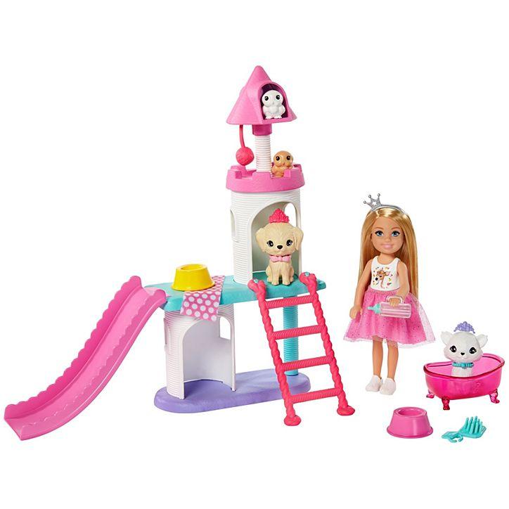 Лялька Барбі Челсі Замок для хатніх тварин Пригоди принцеси Barbie Chelsea (GML73)