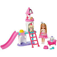 Лялька Барбі Челсі Замок для хатніх тварин Пригоди принцеси Barbie Chelsea (GML73)