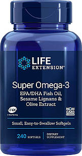 Life Extension Super Omega-3 240 гелевих капсул