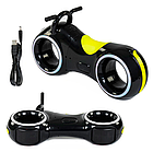 Біговел-каталка, толокар Star One Scooter, Cosmo-байк, ТРОН Bluetooth LED-підсвічування Black заряд від USB, фото 7