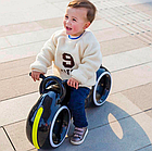 Біговел-каталка, толокар Star One Scooter, Cosmo-байк, ТРОН Bluetooth LED-підсвічування Black заряд від USB, фото 8