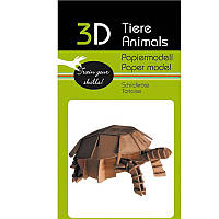 3D модель из картона Черепаха Turtle Fridolin