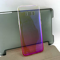 Чехол для Samsung galaxy S8 Plus g955 накладка бампер противоударный силиконовый Ilusion розовый