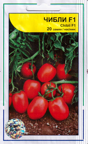 Насіння томату Чиблі F1, 20 сем середньо-стиглий, червоний, детермінантний, кубовидно-алу, Syngenta - фото 1 - id-p451755023