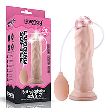 Фалоімітатор з сім'явипорскуванням Cumming Softee Soft Ejaculation Cock 8.5"