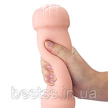 Двосторонній мастурбатор ротик + вагіна Training Master Double Side Stroker Mouth and Pussy, фото 5