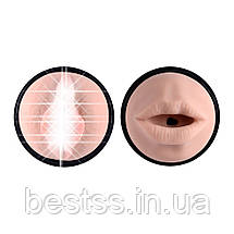 Двосторонній мастурбатор ротик + вагіна Training Master Double Side Stroker Mouth and Pussy, фото 4