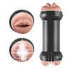 Двосторонній мастурбатор ротик + вагіна Training Master Double Side Stroker Mouth and Pussy, фото 6