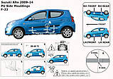Молдинги на двері Suzuki для Alto 2008-2013, фото 9